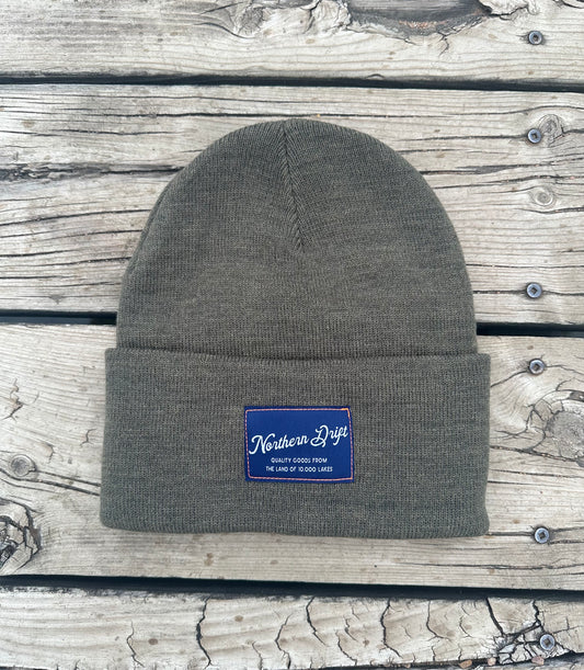 Signature Knit Beanie - Olive