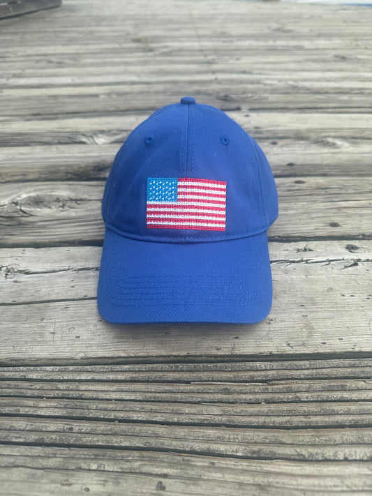 Needlepoint Flag Hat