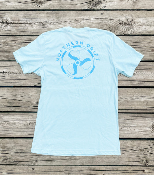 Logo Short Sleeve - Iced Blue - FINAL SALE