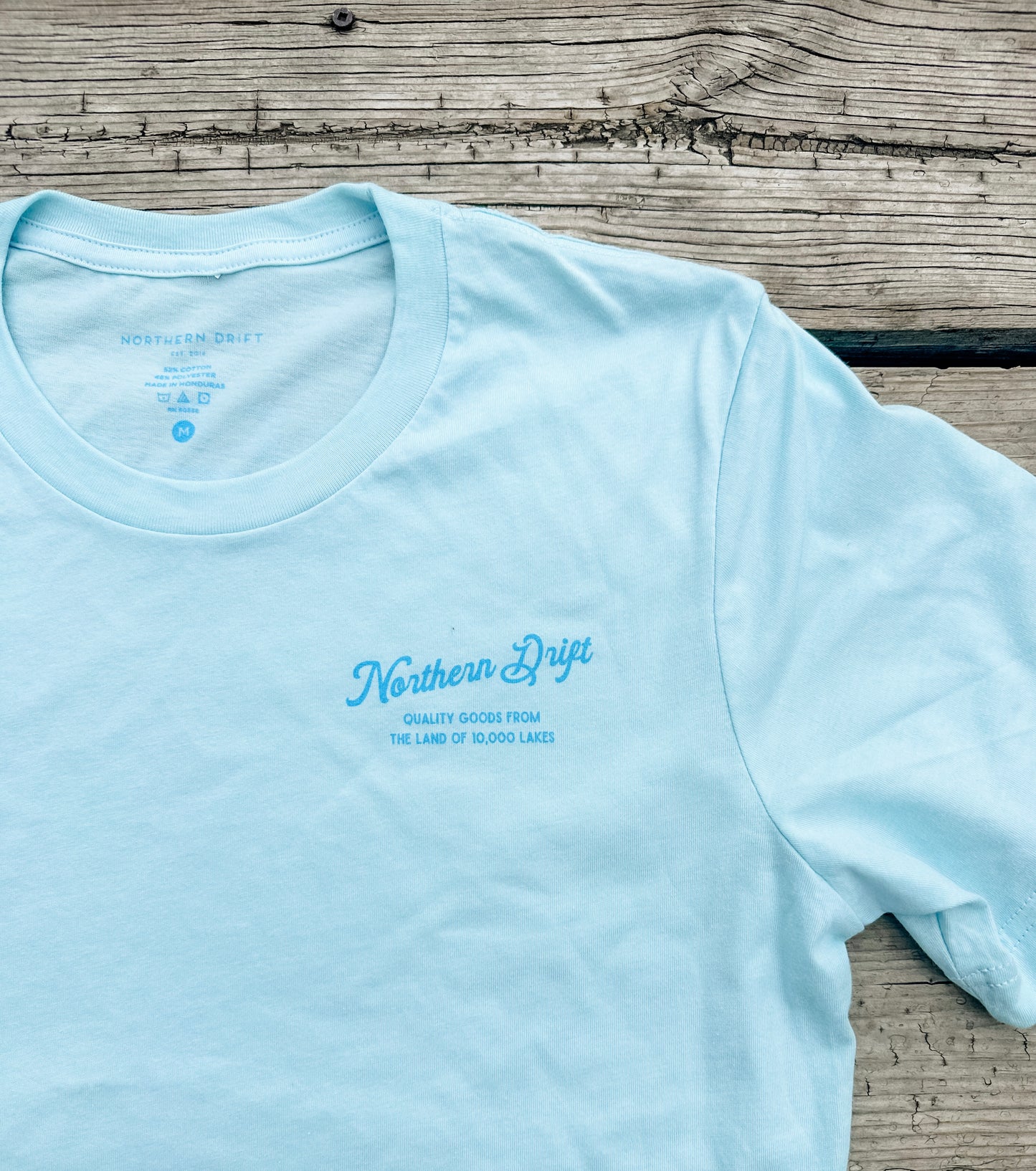 Logo Short Sleeve - Iced Blue - FINAL SALE