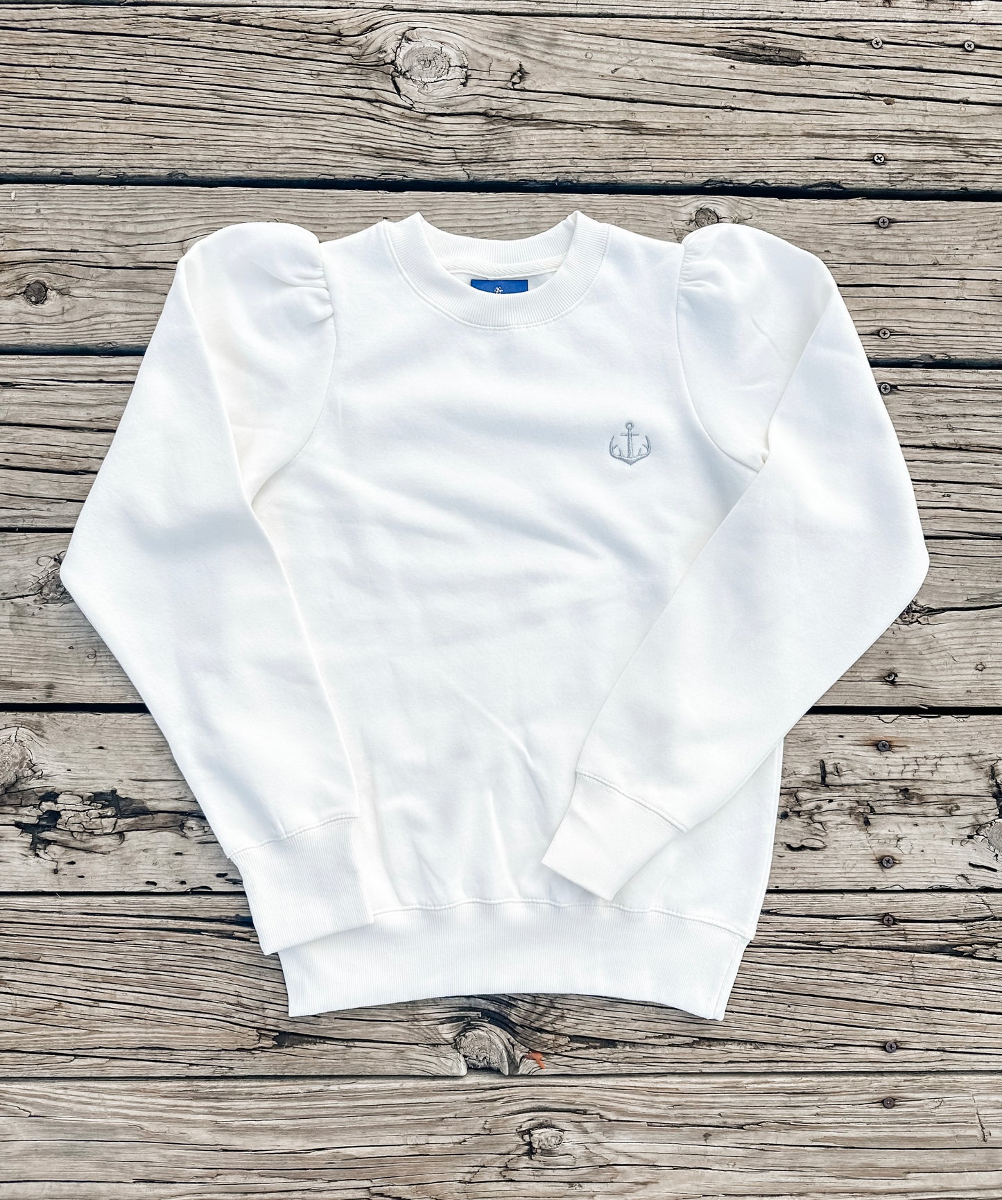 Women's Anchor Antler Puff Sleeve Sweatshirt - FINAL SALE