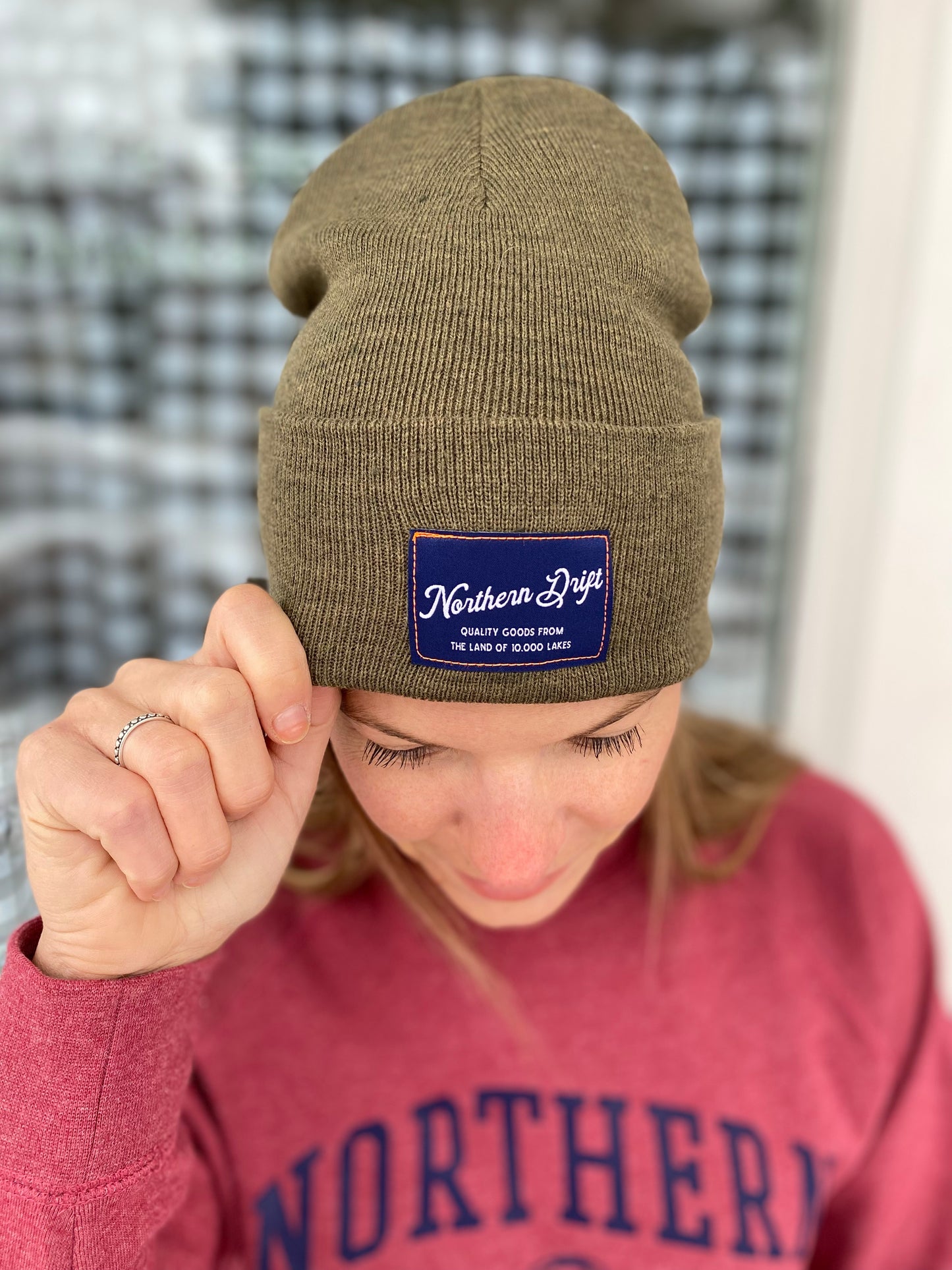 Signature Knit Beanie - Olive