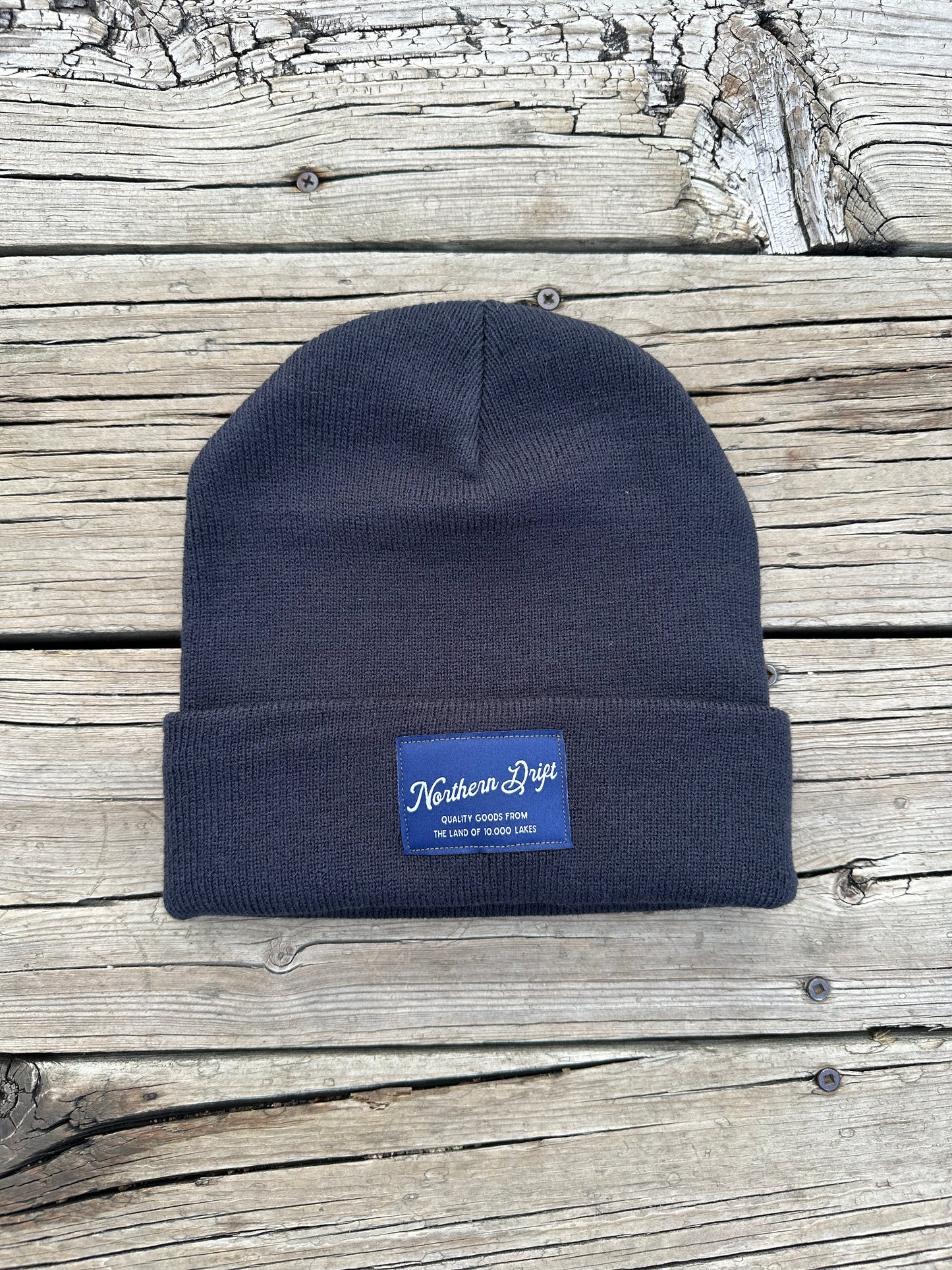 Signature Knit Beanie - Navy