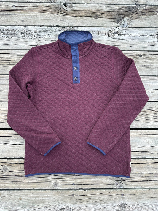 Cabernet Quilted Pullover by Surfside Supply