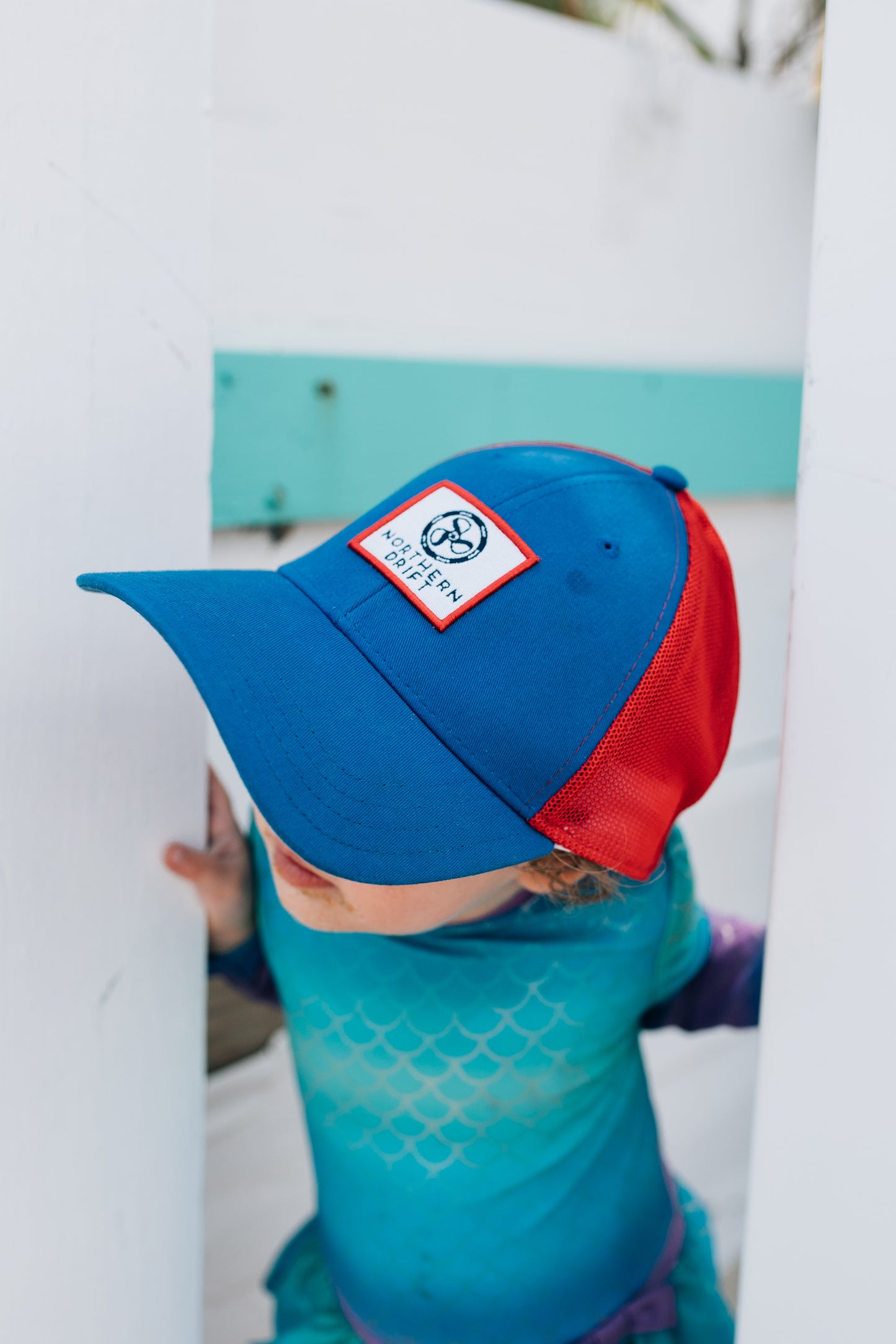 Royal/Red Classic Trucker Hat - FINAL SALE