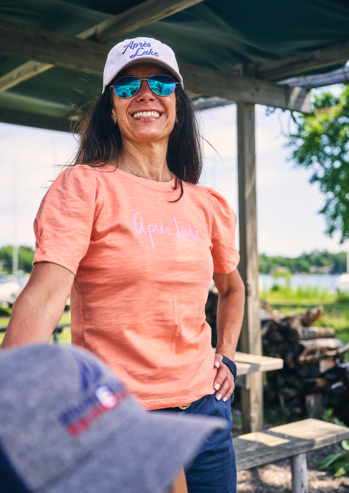 Women's Après Lakes Tee - Tangerine - FINAL SALE