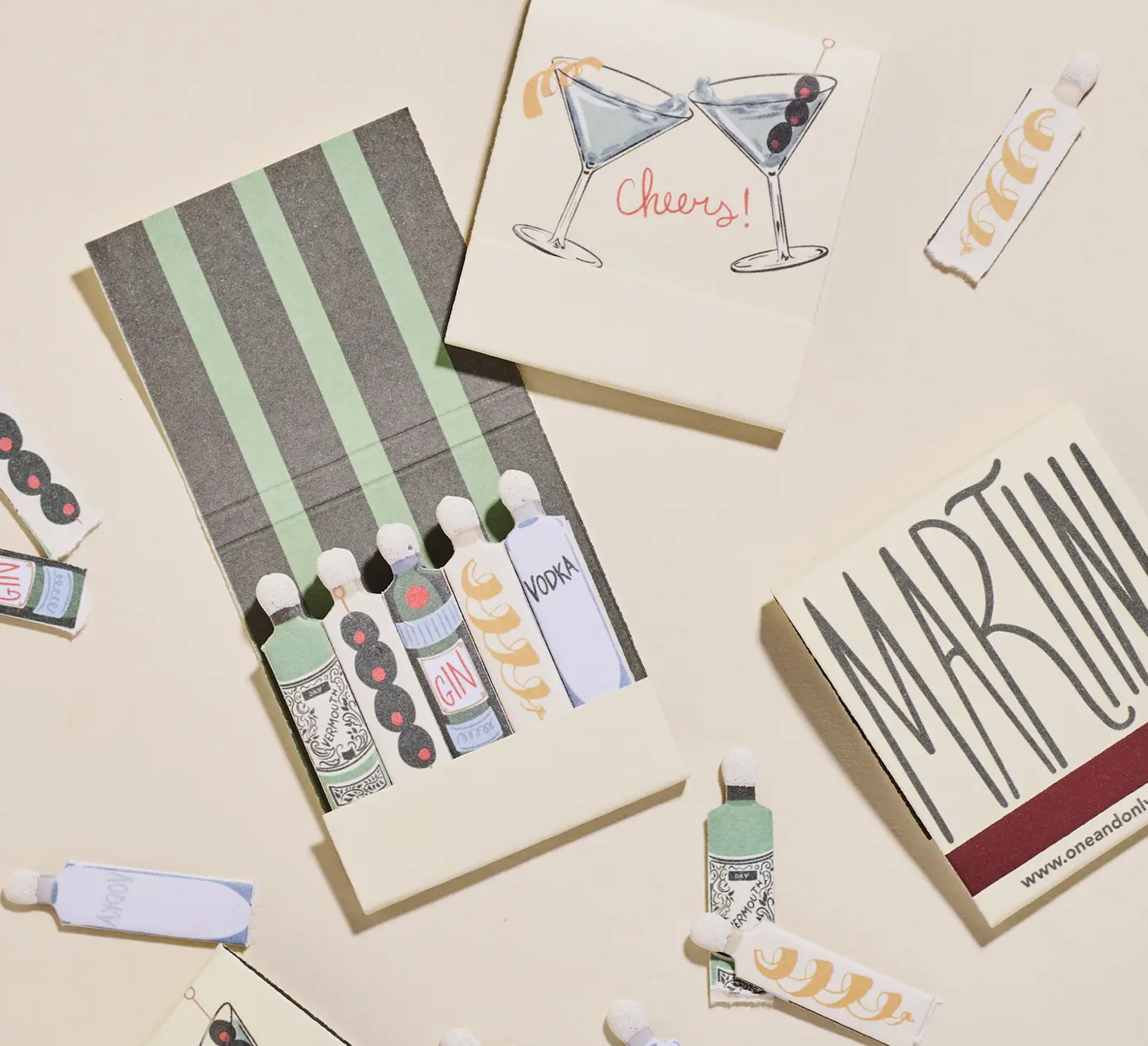 Martini Printed Matches