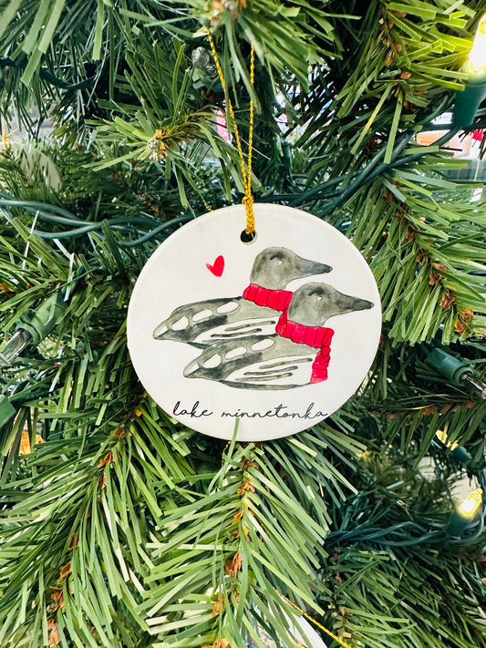 Loon Ornament by 213 Water