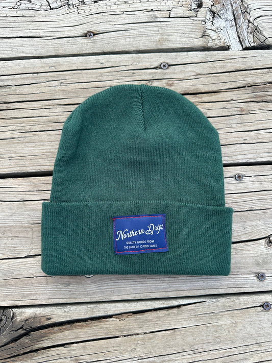 Signature Knit Beanie - Forest Green