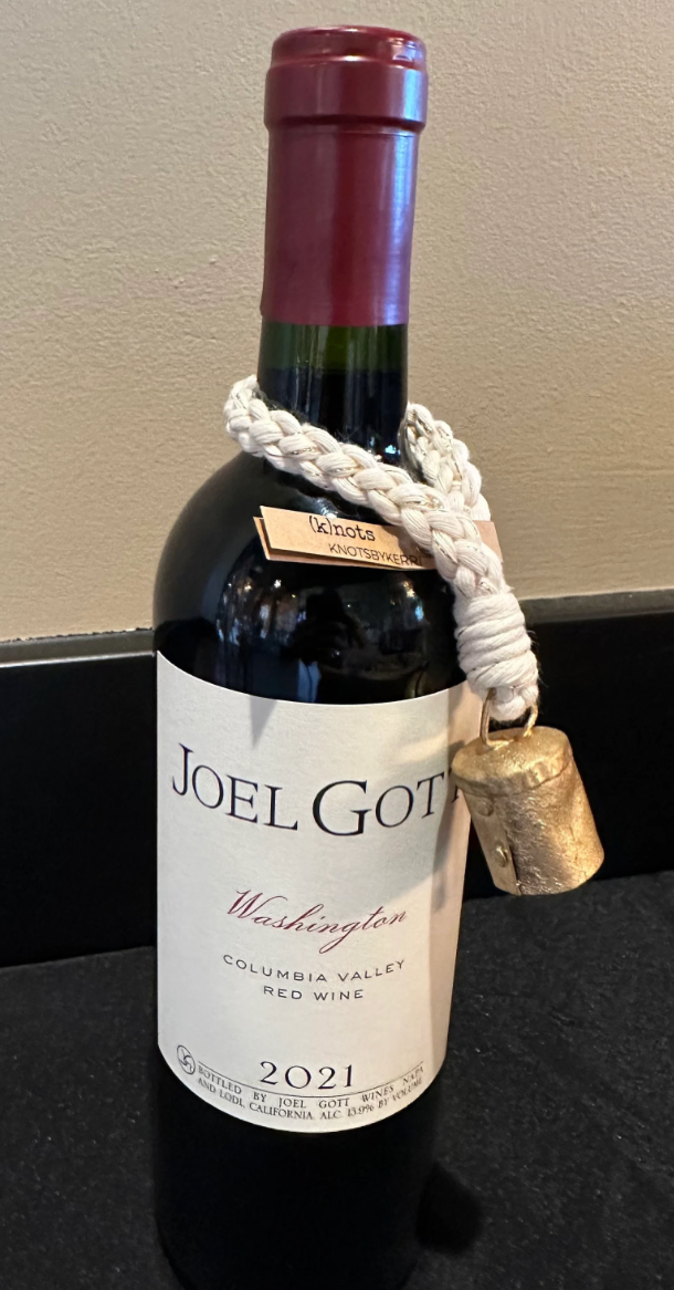 Golden Natural Tin Bell Ornament by Knots by Kerri