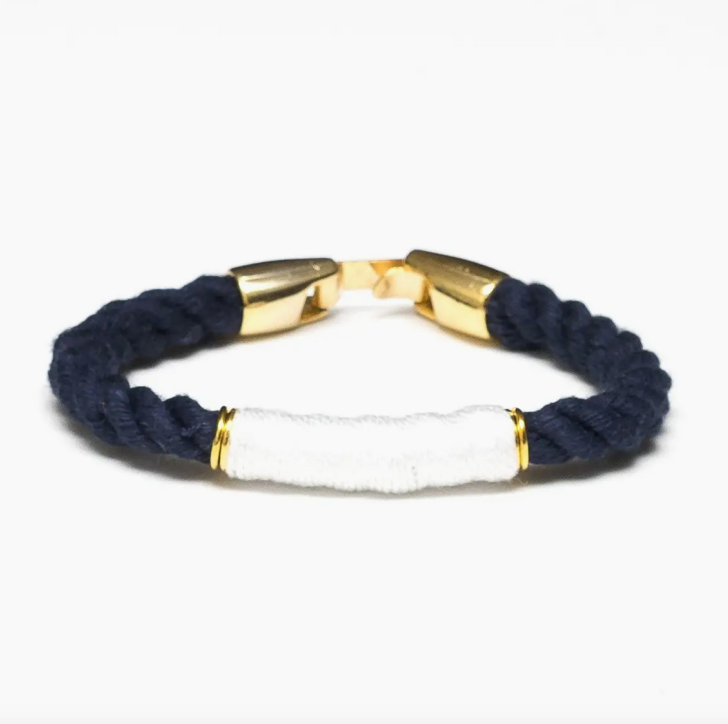 Navy White Beacon Bracelet by Allison Cole