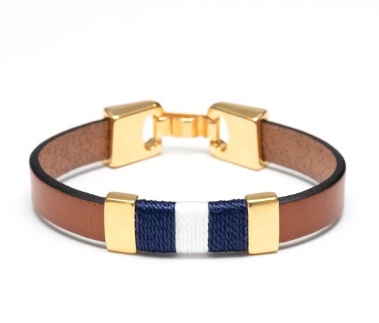 Bristol Bracelet - Navy/Gold by Allison Cole