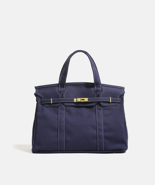 Navy Canvas Bag