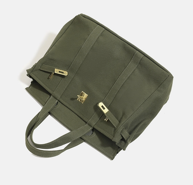 Navy Canvas Bag