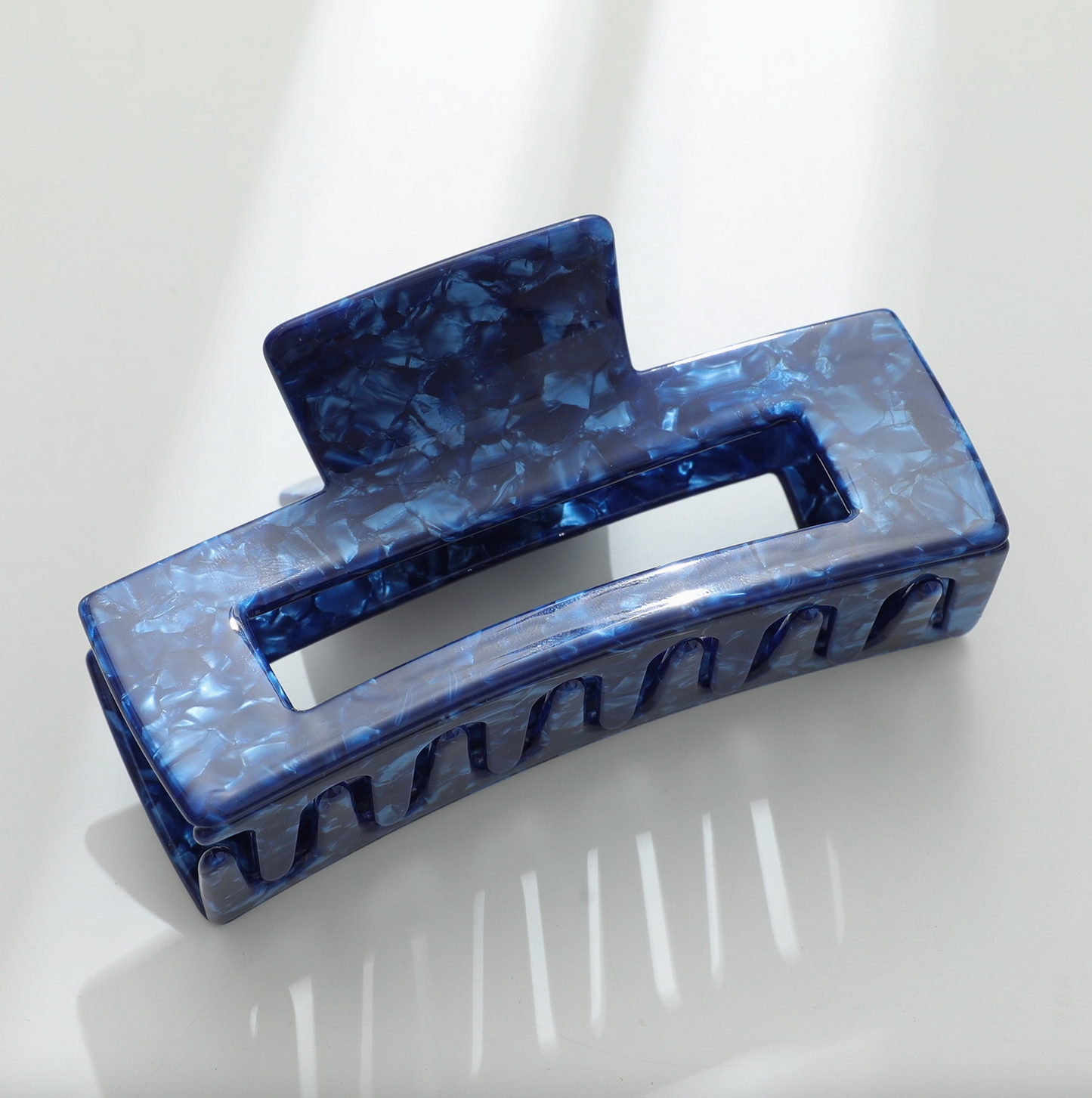 Denim Blue Claw Clips